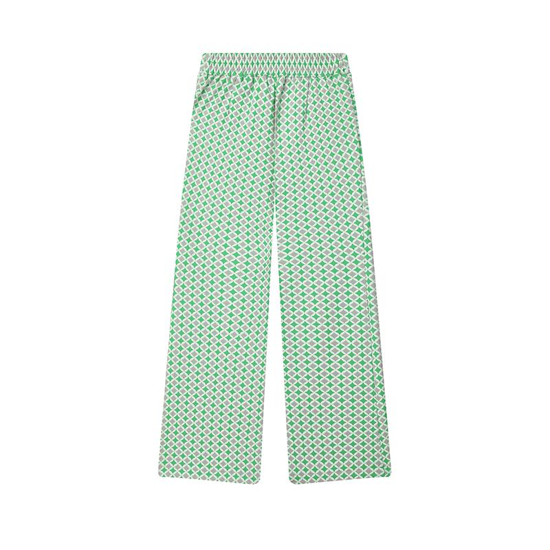 New FILA Knitted Sweatpants Women's All Over Print F11W434603FZA