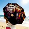 Harry Potter Owl 8 Ribs 3Fold Black Glue Uv Protection Umbrella Sun Protection Rainproof Compact Folding Umbrella For Travel Daily Use C923638