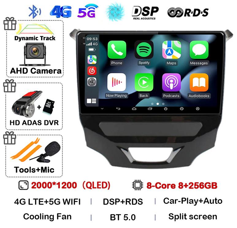Android 14 Carplay Auto 4G+WIFI Car Radio For Chevrolet Cruze 2 2015 2016 2017 2018 2019 2020 GPS Multimedia Video Player Stereo