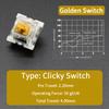 Interruptor Outemu para Teclado 3 Pines Lineales Táctiles Clicky Silenciosos para Teclados Mecánicos Gris Blanco Rojo Azul Interruptor Gaming Interruptores Pulsadores