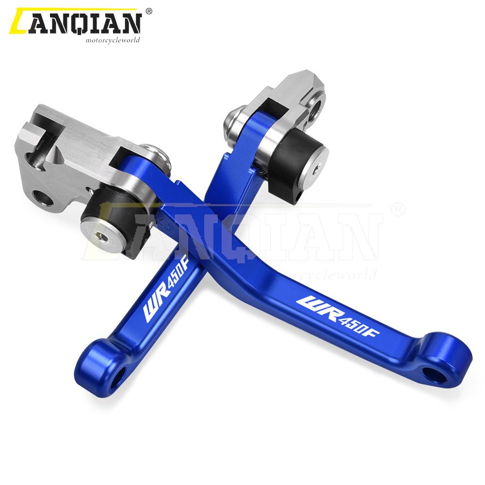 WR450F Dirt Bike Brake Clutch Levers Stunt Clutch Easy Pull Cable System Set For YAMAHA WR 450 F 2001-2023 Motocross Accessories