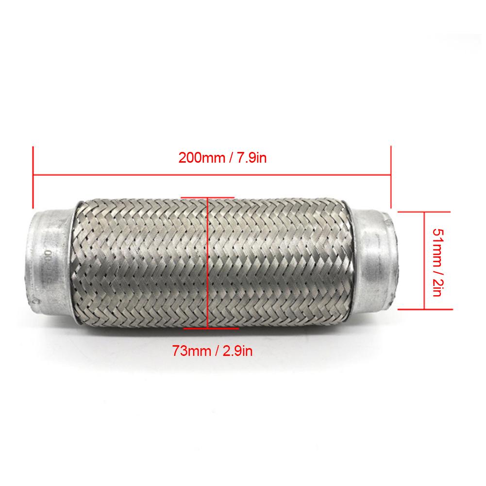 Stainless Steel Exhaust ble Pipe Joint Tube Car Accessories