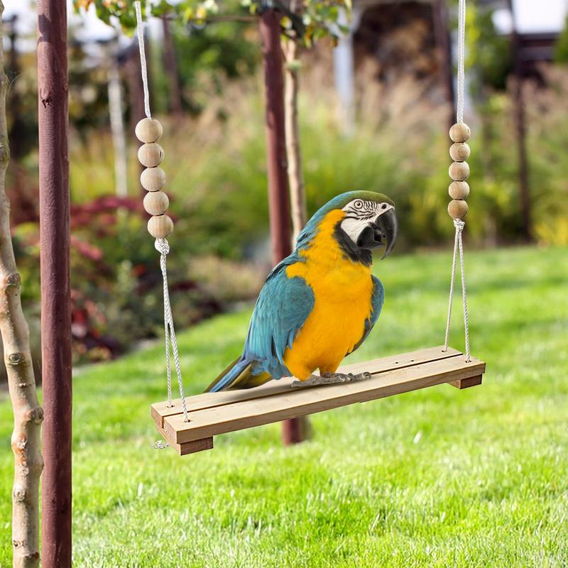 Chicken Toys For Coop Wood Natural Chicken Coop Swing Poultry Care Necessities For Chicks Hens Farm Habitat Home Producers