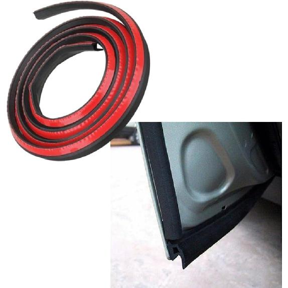 Riloer Universal 16,4 Pés(5 metros) Protetores de Borracha Preta para Bordas de Porta de Carro, Acabamento de Borda Tipo P, Protetor de Entrada de Porta Automotivo, Protetor de Borda de Porta de Carro
