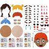 Kids Montessori Facial Expression Game Funny Face Change Toys Preschool Children Learning Educational Toys For Kids