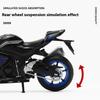 1/12 Scale Suzuki GSX-R1000 Motorcycle Toys Alloy Diecast Model Collect Hobby Model Ornaments Gift for Friend Boys Kids Toys