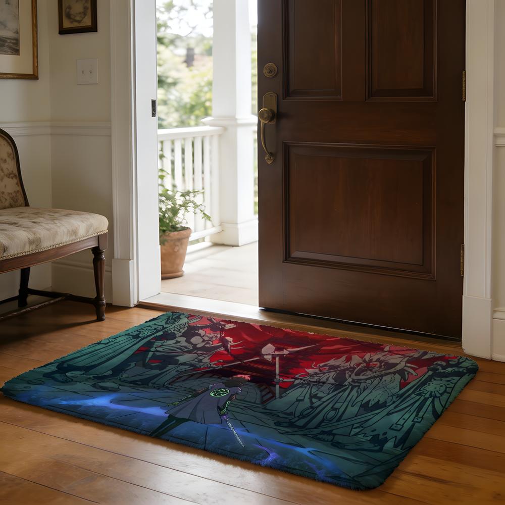 Anime SScissor SSeven Floor Mat Soft Flannel Absorbent Mat Non-Slip Rug Home Bedroom Bathroom