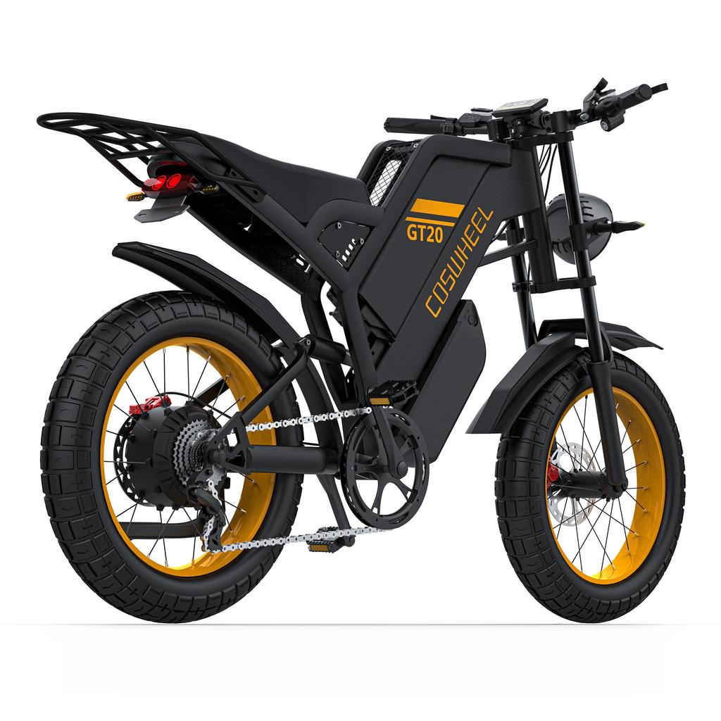 COSWHEEL GT20 Max Ebike 1500W 48V40AH Electric Motorcycle Max 145 Miles Fat Tire Mountain Electric Bike Adult Off-Road Bicycle