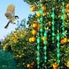12Pcs Spiral Deterrent Device Waterproof 30CM Wind Rotating Rod Wear Resist Bird-Repelling Stick for Home Yard Patio Decoration