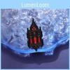 Unique Gothic Style Cartoon Metal Badge For Creative Heart Shaped Brooch Accessory