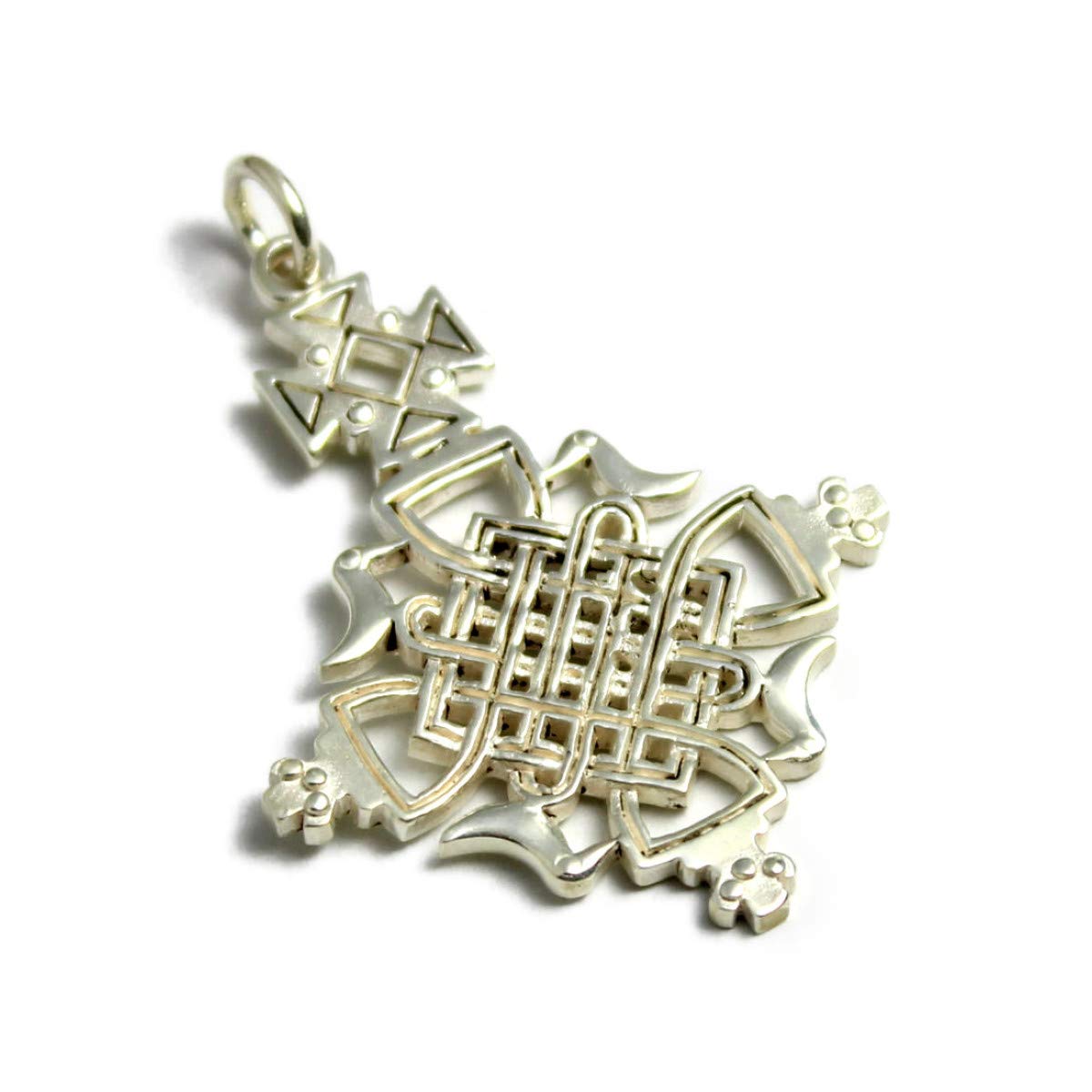 

African Ethiopian Cross Accessories Cross Silver 925 Pendant