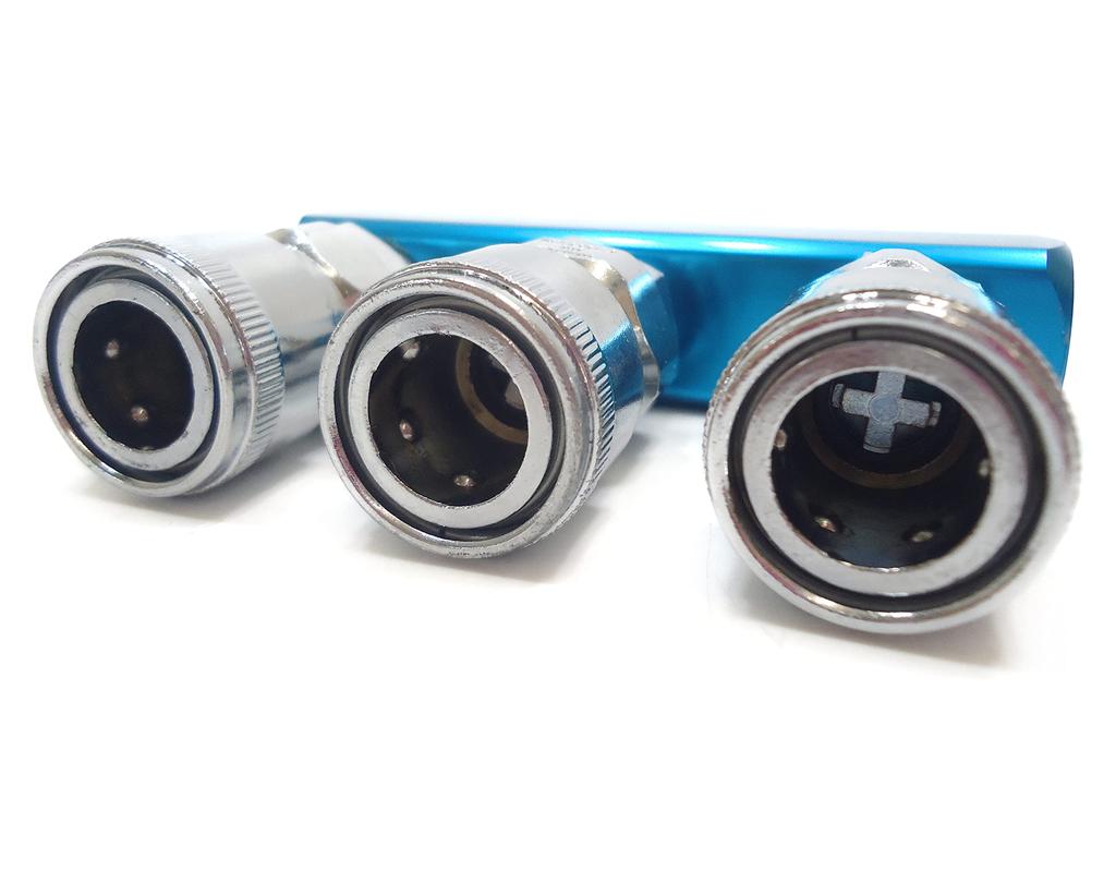 Triple Air Chuck Triple Air Coupler Air Compressor Air Hose Air Tool Branch Extension Coupler