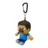 K Company Minecraft Steve Mascot with Carabiner, MCT-KM-ST, H8 X W4 X D5.4cm