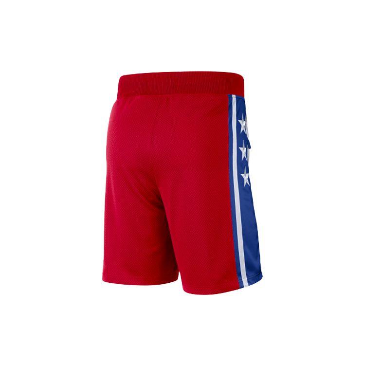Nike Philadelphia 76ers Basketball Performance Shorts Men Bottoms Red AV6622-657