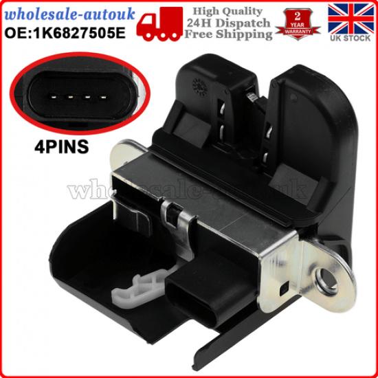 Tailgate Boot Lock Anti Theft Mechanical Lock Black for VW GOLF MK5 MK6 PASSA B7