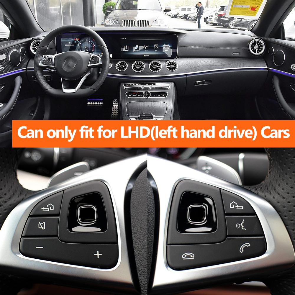 Auto Links/Rechts Lenkradschalter Bedienknopf Abdeckung Für Mercedes BENZ E-Klasse W213 W238 E200 E300 E350 2016 2017 2018