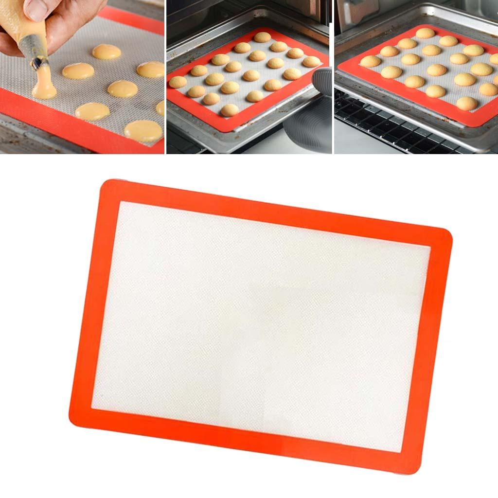 Silicone Baking Mat, Supplies Bread , Sheet for Macaron Square S