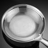 Oil Skimmer Ladle Fine Mesh 316 Stainless Steel Strainer for Removing Foam and Residue Home Kitchen Cooking Tool for Hot Pot Soup Frying