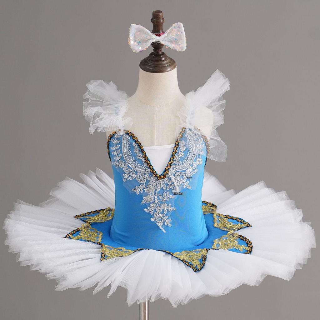 Children's Little Swan Ballet Tulle Skirt - Princess Dance Costume for Girls