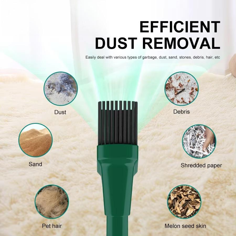 Wireless Handheld Car Vacuum Cleaner, Ergonomic Handheld Design Mini Cordless Vacuum 3500Pa Strong Suction Car Home Dual Purpose Vacuum with LED Light
