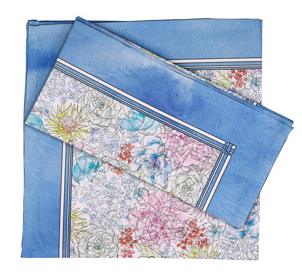 Vargottam Luxury Collection Dinner Table Linen Decor Cotton Napkin Printed Fabric Reusable Napkins Set Of 12, 20" X 20" -
