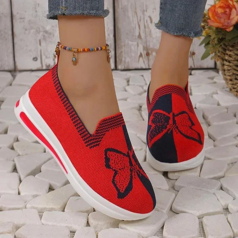 

Мода 2024 года, новые модные женские спортивные туфли, универсальные, подходящие по цвету, весенние и осенние, сетчатые, дышащие, повседневные туфли на низком каблуке 36