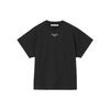 SS22 Letter Round Neck Pullover Short Sleeve T-Shirt Women Tops Black J20J218708BEH