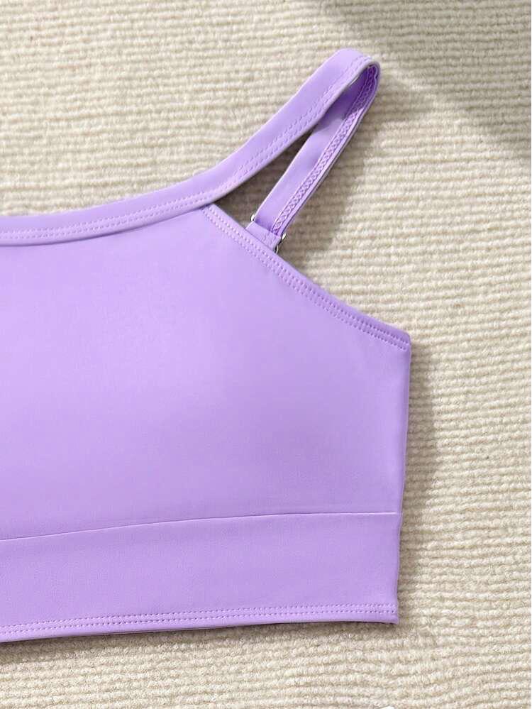 Girls' European American Korean Style Two-Piece Swimsuit Set