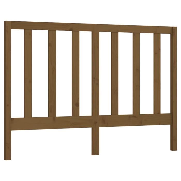 VidaXL Headboard Honey Brown 146x4x100 Cm Solid Pine Wood 817693