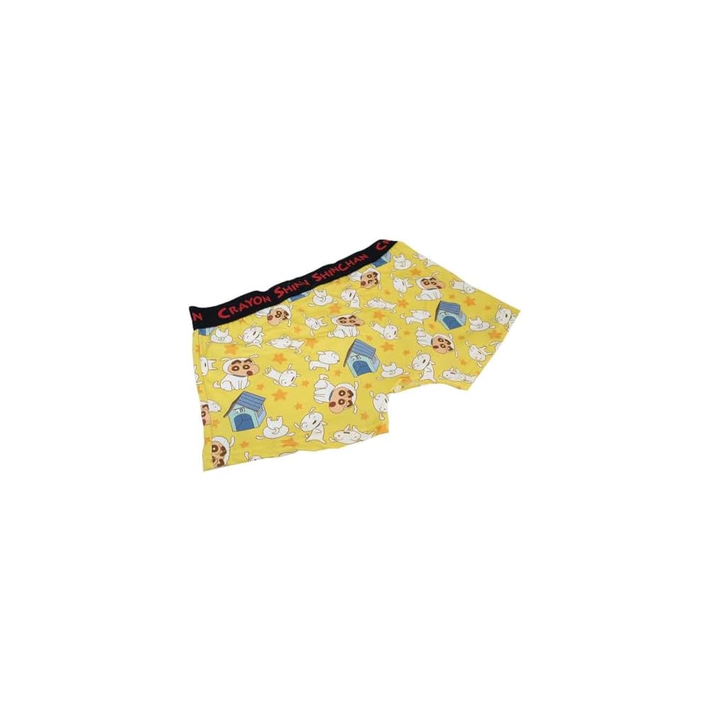 [Small Planet] Crayon Shin-chan [Men's Underwear] Transfer Print Boxer Briefs - Shinnosuke and Shiro's House [Size L]