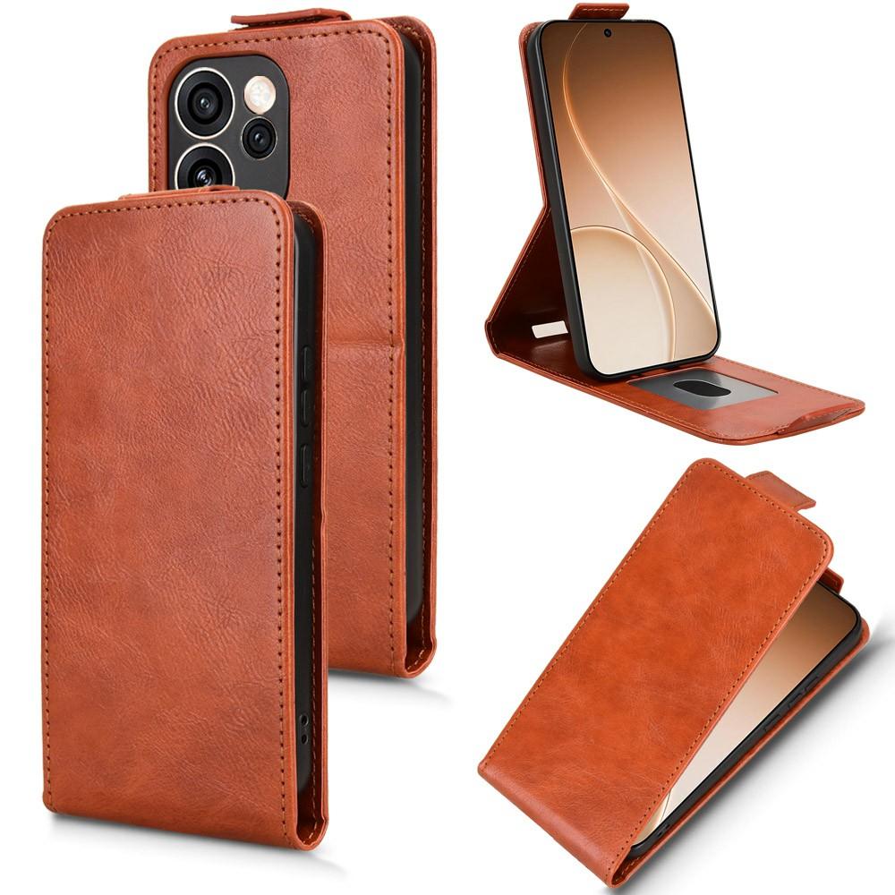 For Oppo Reno15 F 5G Stand Case Magnetic Clasp Vertical Flip Leather Phone Cover with Card Holder