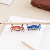 Animal Design Single Pen Holder High Stability Plastic Weightlifting Crab Pen Holder for Office
