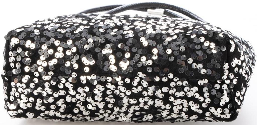 SVEC Women's Sequin Shoulder Bag, Silver, FREE (ZPG-0017)