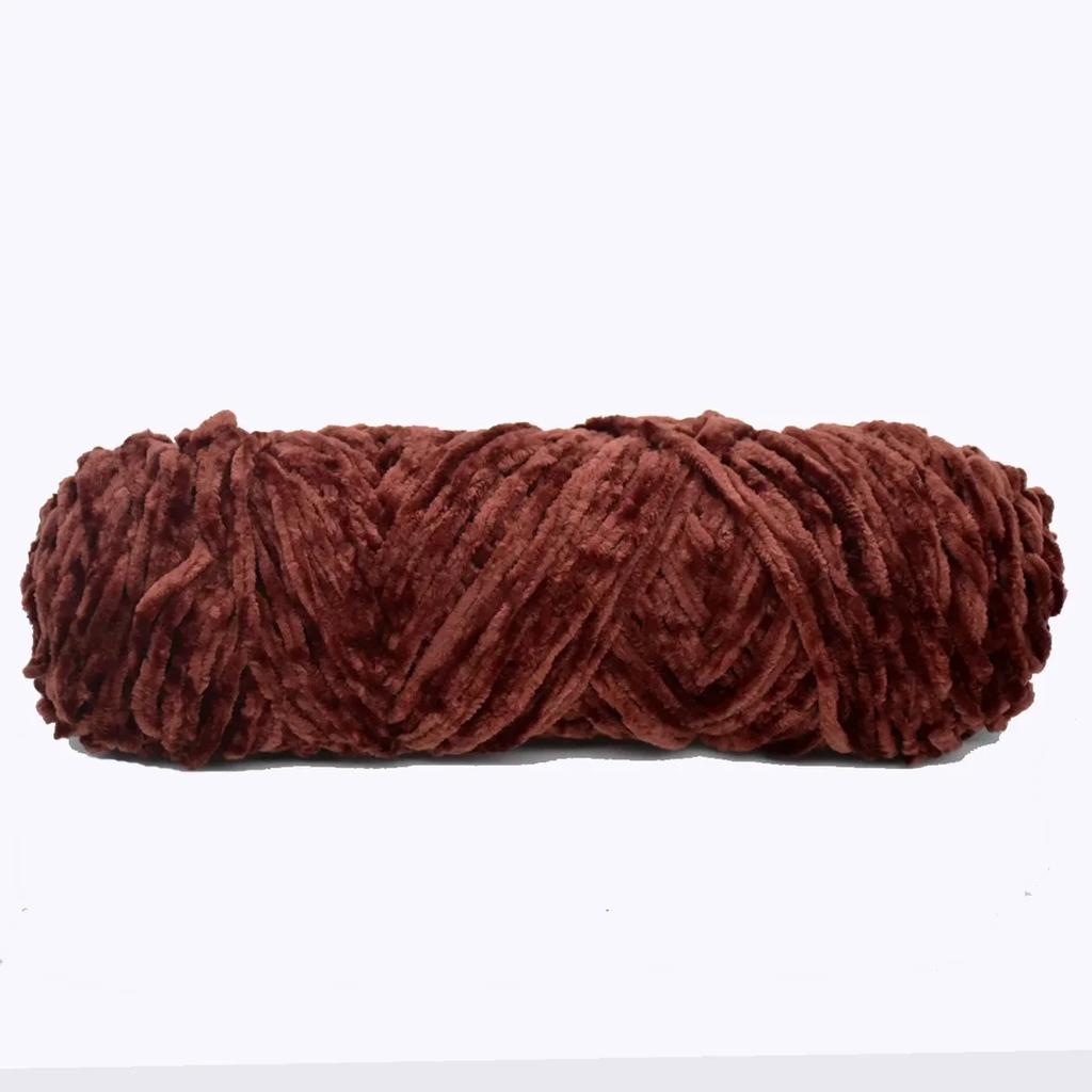 1pc 100g Chenille Yarn Soft Thick Velvet Yarn Handmade DIY Crafts Dolls Crochet Yarn Line for Knitting Scarf Hat Sweater