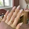 Hollow Fashion French Nail Stickers Transparent Spray-painted Nail Art Accessories Simple Heart-shaped Butterfly Nail Stickers