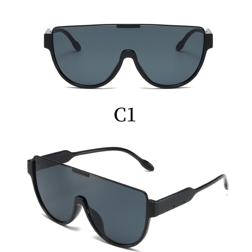 Noua tehnologie futurista ochelari cu jumatate de rama moda metal textura purta ochelari de soare doamne moda podium schi ochelari de soare barbati.