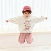 Fleece-Lined Puppy Sweatshirt for Girls: Autumn/Winter Casual Sports Top Outerwear