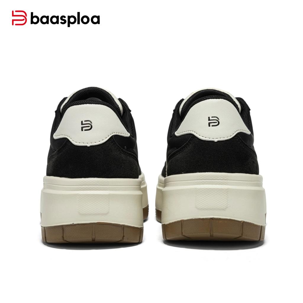 Baasploa women's board shoes are warm, comfortable, thick soled, height increasing sports shoes, lightweight casual shoes, retro and trendy shoes
