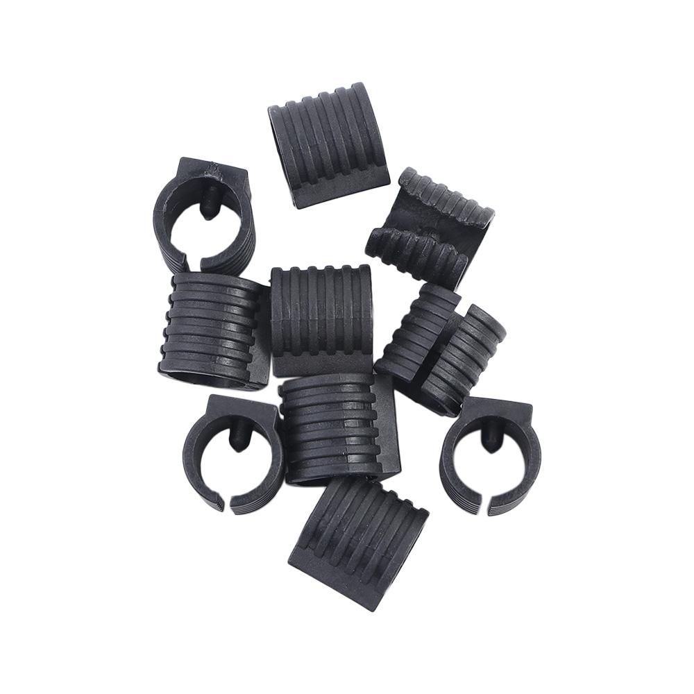 Durable 10pcs Furniture Feet Anti-Front Tubing Caps Floor Protector Chair Leg Pad Damper Tube Rear Pad Stool Pipe Clamp