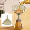 Yousheng 2Pcs Wide Mouth Kitchen Filling Funnel, Oils Liquid Soy Sauce Powder Transfer Funnel, Food Grade Canning Funnel for Bottles &