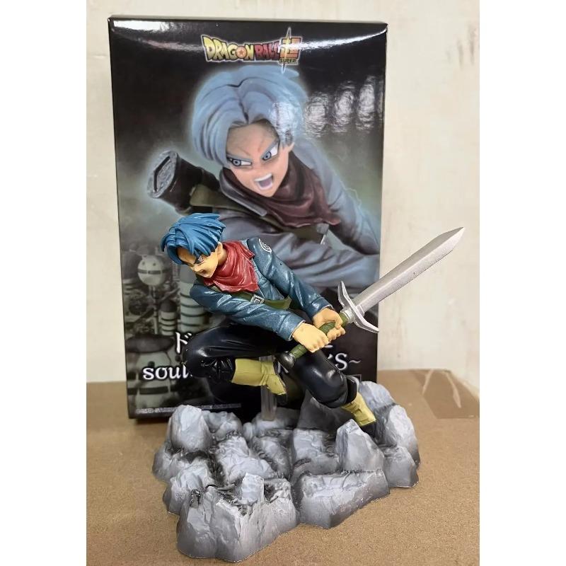 Seven Dragon Ball Super Saiyan Goku Trunks figurine set, pink-colored Goku anime figurine model, birthday gift