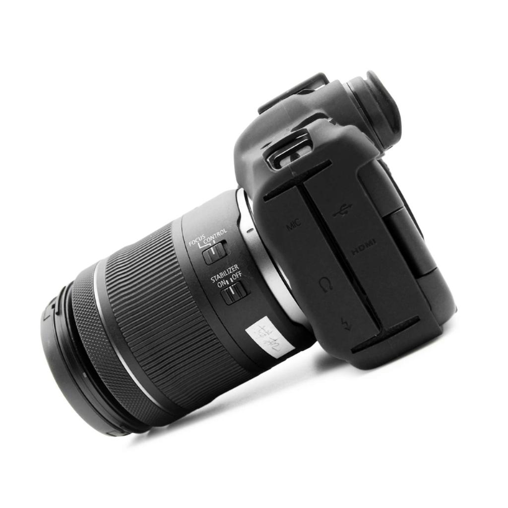 kinokoo Digital Camera EOSR5 Case, eos r5 Case, EOSR5 Cover, r5 Silicone Cover A (Black)