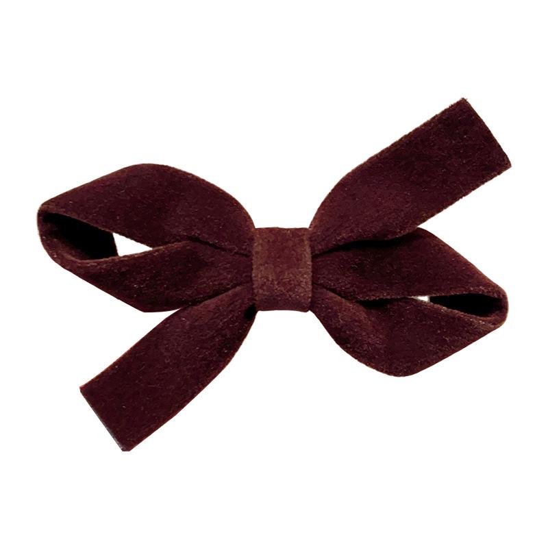 Red New Year Bow Hair Accessories for Women - Princess Style Side Clips & Bangs Pair