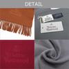 VIVIENNE WESTWOOD Scarf 81030007 C410 Cinnamon and Carrying Bag [Ribbon Wrapping, Case, Included] [Used]