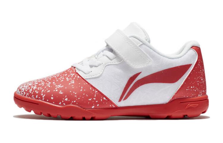 Li Ning YOUNG Anti kick Low top Kids Soccer Shoes Red Teenagers YKGT012-1 29