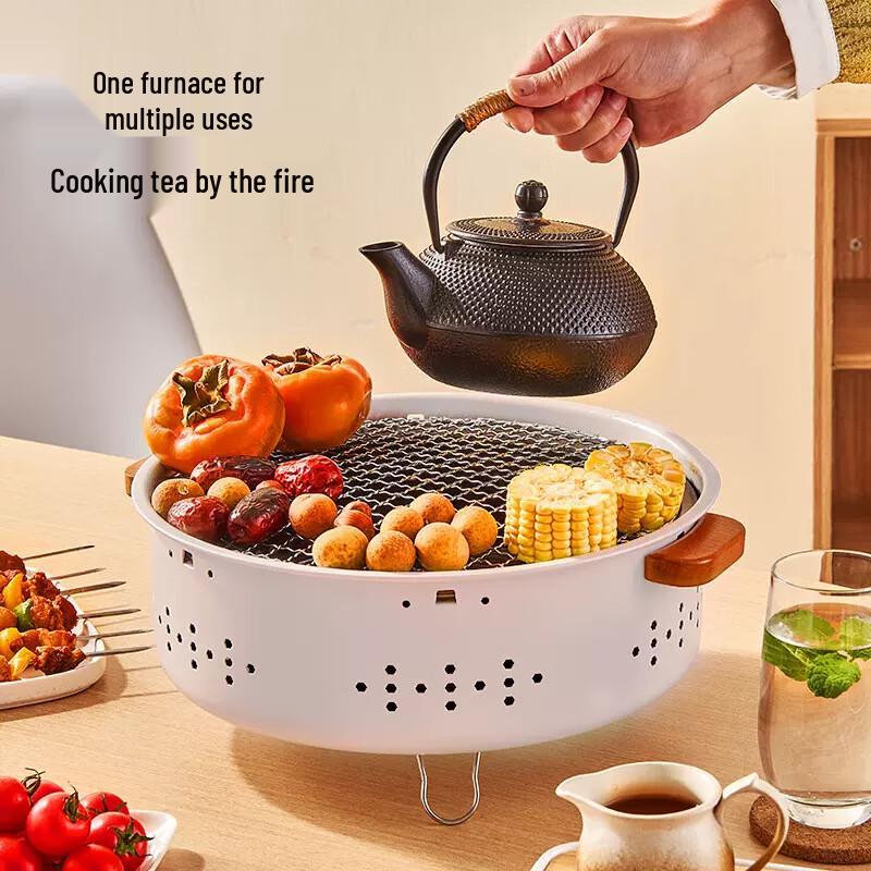 Portable Outdoor Charcoal Stove and Grill