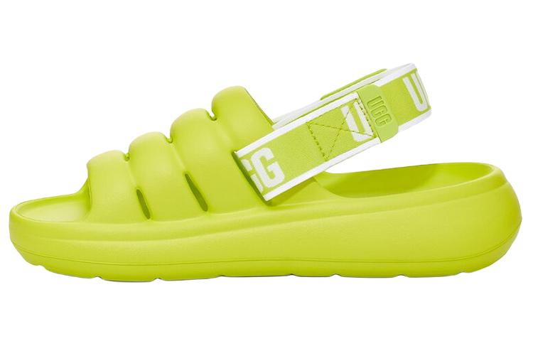 UGG Fluff You Пластиковая Стильная Сандалия Женская Зеленый 1126811-KLM 37