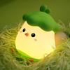 Kawaii Patter Light, Rechargeable Silicone Night Light, Bedroom Desk Light, Soft Light, Sleep Eye Protection Sleep Light