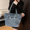 Geantă de mână casual, la modă, pentru navetă, cu o singură baretă, sub braț, cu capacitate mare și design versatil