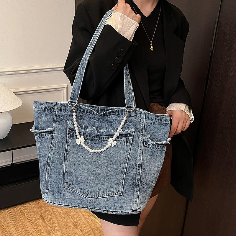Geantă de mână casual, la modă, pentru navetă, cu o singură baretă, sub braț, cu capacitate mare și design versatil